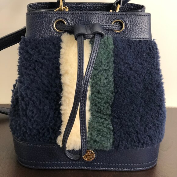 Tory Burch Shearling Bucket Bag - Picture 3 of 12